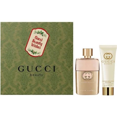 gucci lozione corpo|Gucci Guilty Pour Femme 50 ml + Body Lotion Cofanetto.